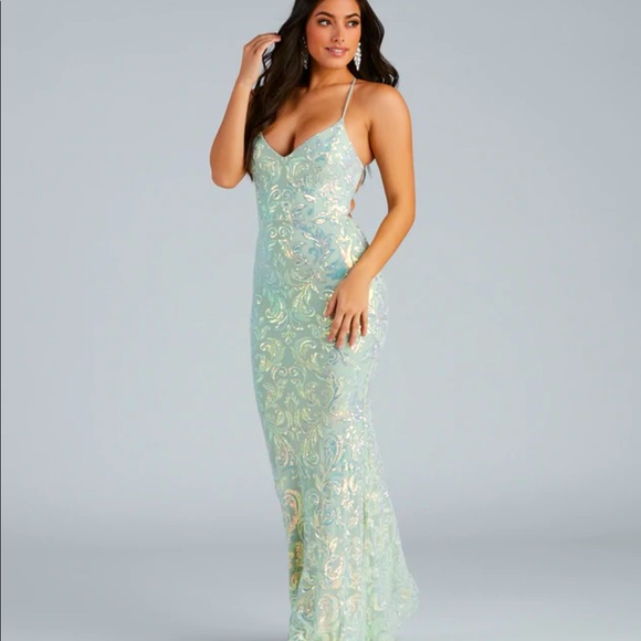Windsor | Dresses | Beautiful Mint Green Prom Dress | Poshmark